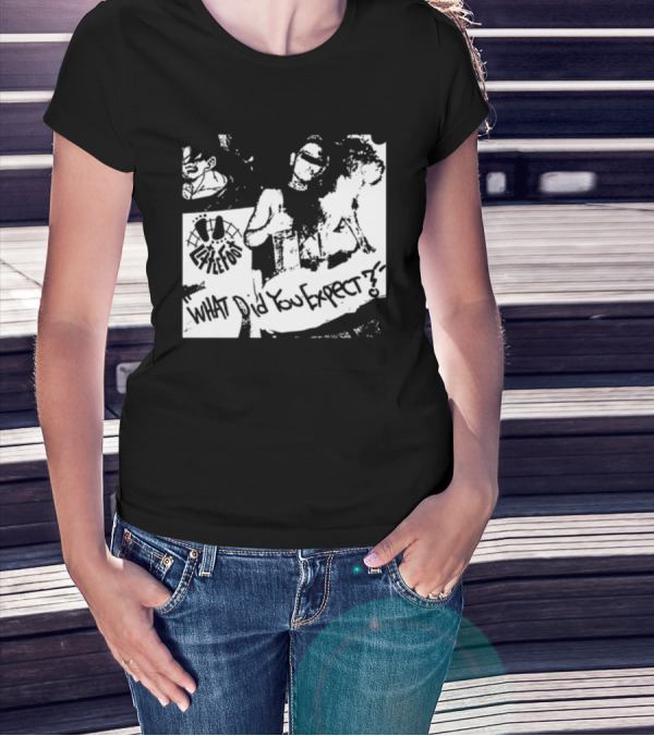 Little Foot What Did You Expect Comic Style Monochrome T-Shirt