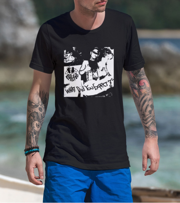 Little Foot What Did You Expect Comic Style Monochrome T-Shirt