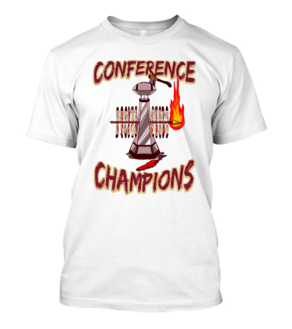 FSU Conference Champions Flame And Spears Iconic T-Shirt