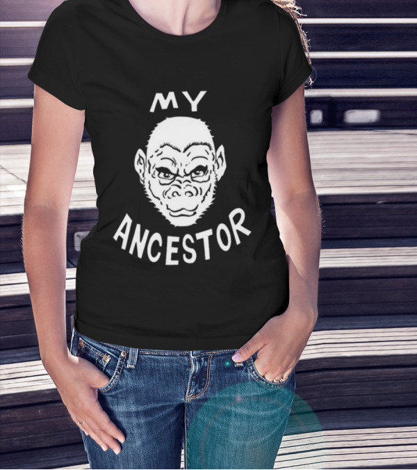 Blaise Ulysse Bernard Collins II My Ancestor Ape Face T-Shirt