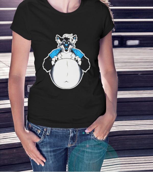 Sloshdog Jax's Cool Wolf Character T-Shirt