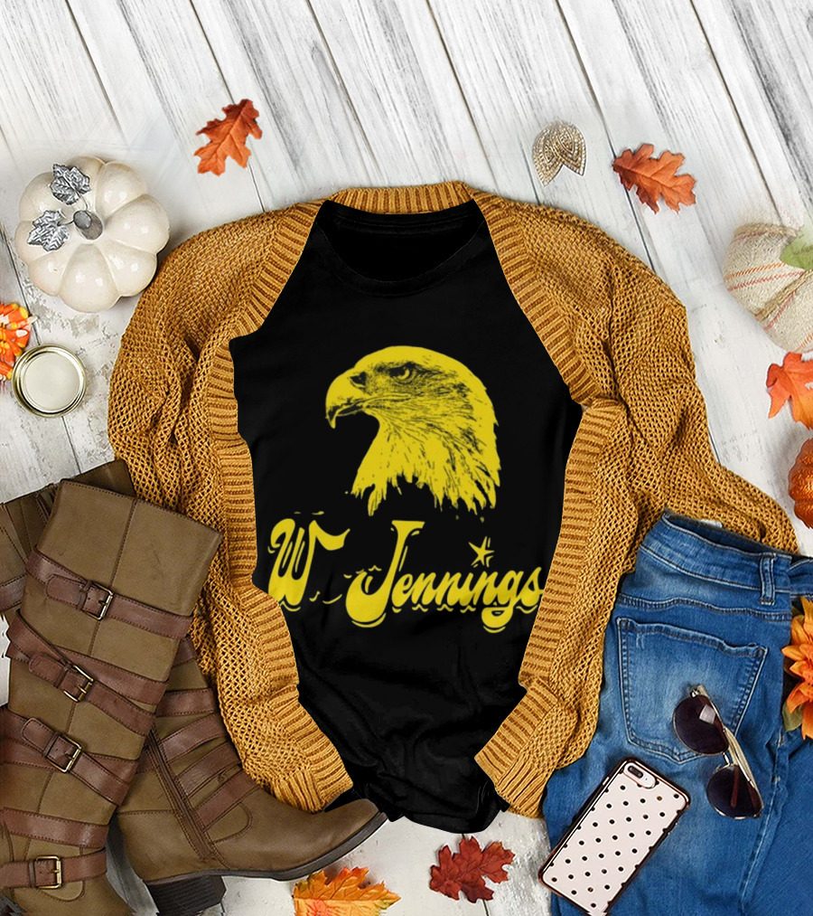 Seager X Waylon Jennings Eagle W Jennings Star T-Shirt