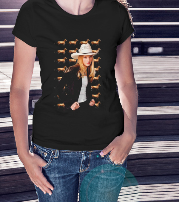 Extreme Horse Girl Cowgirl Aesthetic T-Shirt