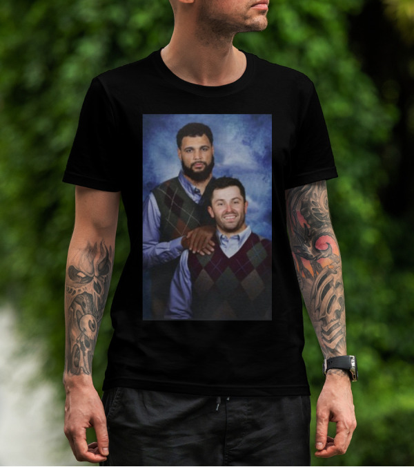 Baker Mayfield And Mike Evans Brothers Family Portrait Sweater Image T-Shirt