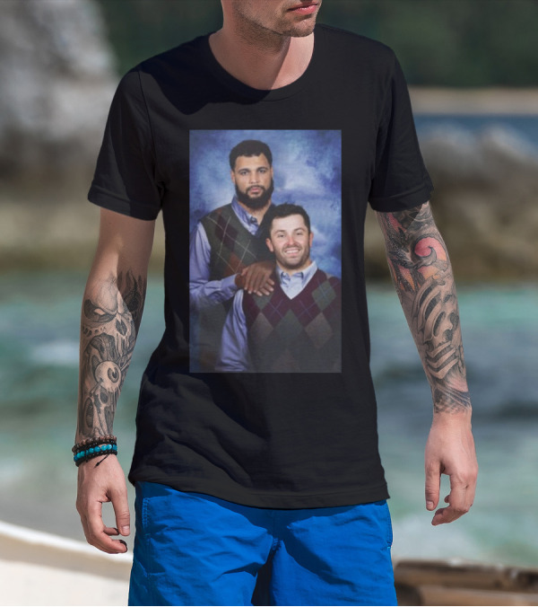 Baker Mayfield And Mike Evans Brothers Family Portrait Sweater Image T-Shirt