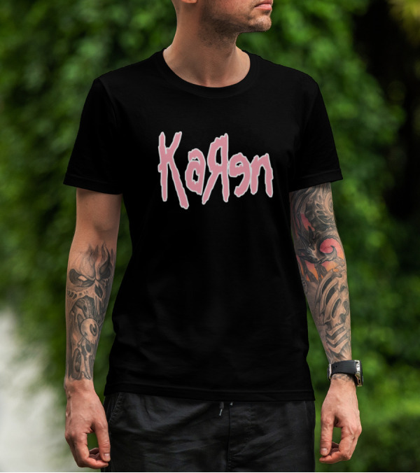 Korn Karen Logo Meme T-Shirt
