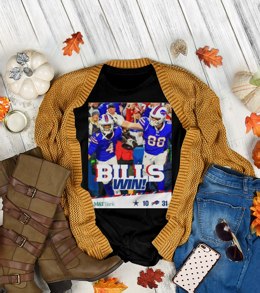 BillsMafia M&T Bank Dal Vs Buf Bills Win 31-10 T-Shirt