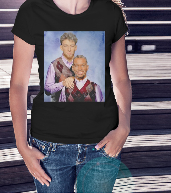 Chet Holmgren Shai Gilgeous Family Portrait Stepbrothers Sweater Look T-Shirt