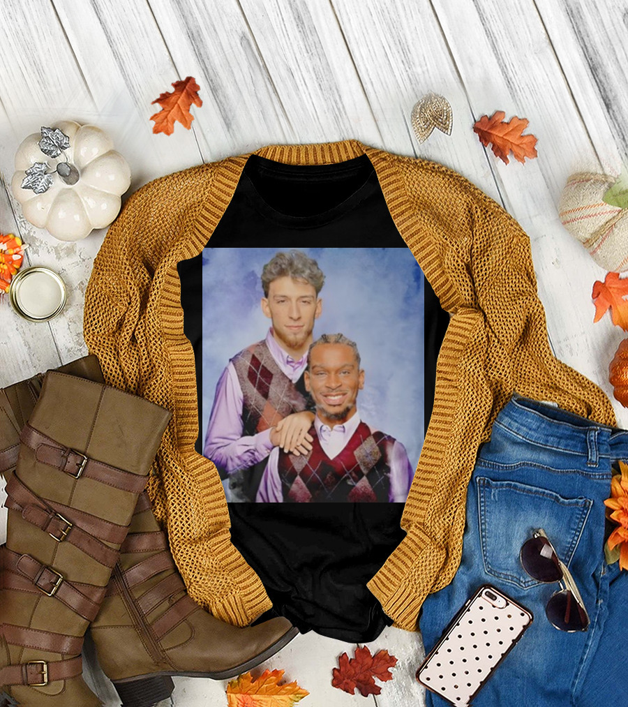 Chet Holmgren Shai Gilgeous Family Portrait Stepbrothers Sweater Look T-Shirt