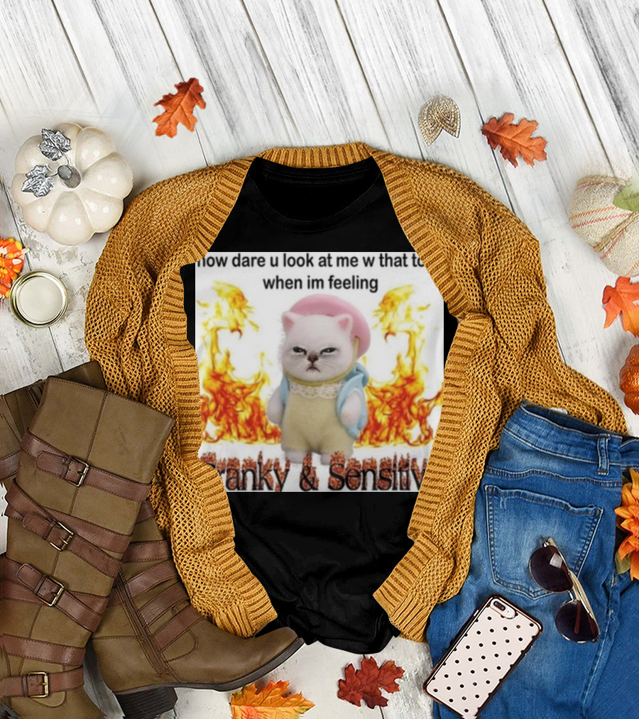 Cranky and Sensitive How Dare U Look At Me W That Tone When I'm Feeling T-Shirt