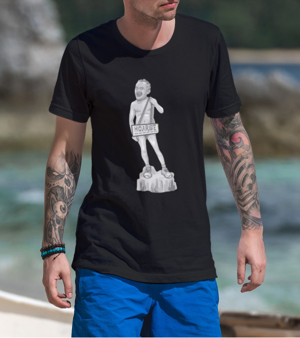Stu Hoarse Stone Sculpture Statue T-Shirt