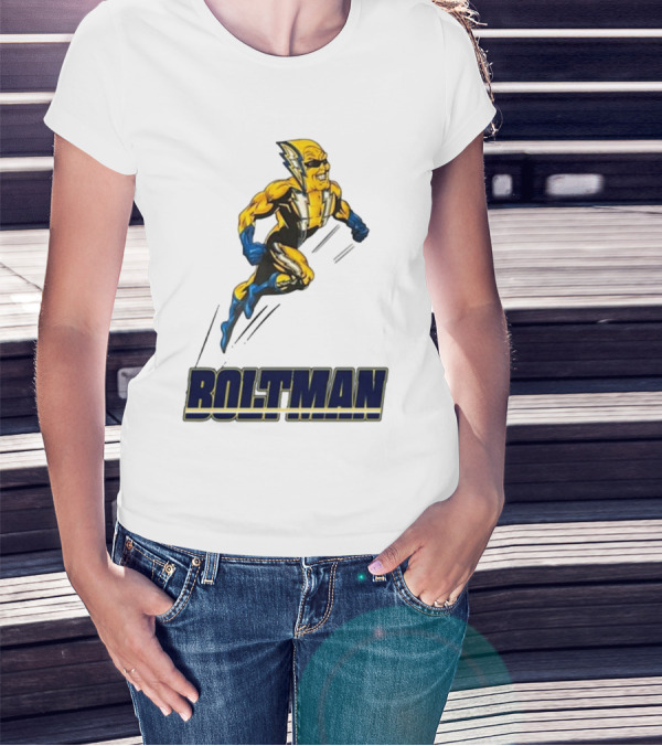 Boltman Superhero With Lightning Costume T-Shirt