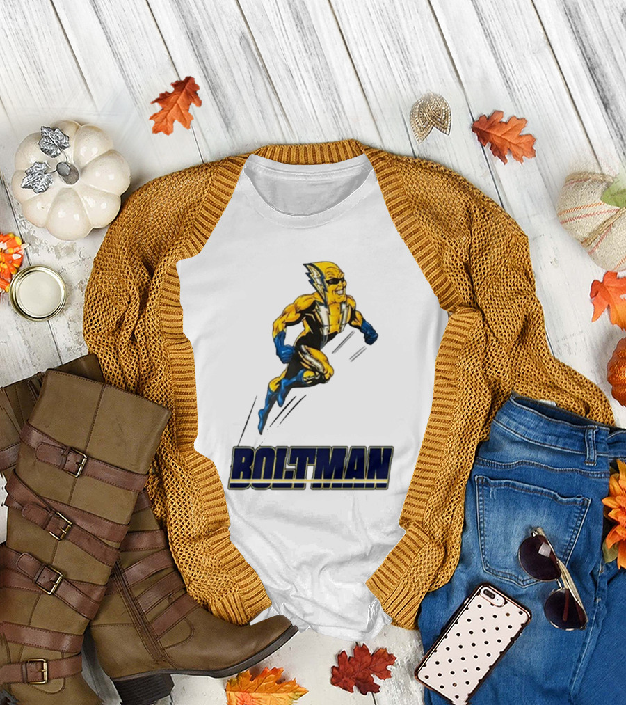 Boltman Superhero with Lightning Costume T-Shirt
