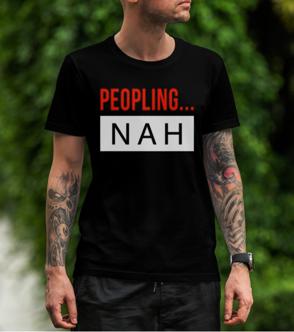 Peopling Nah Minimalist T-Shirt