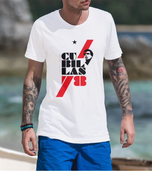 CUBILLAS 78 Star Iconic Red And Black T-Shirt