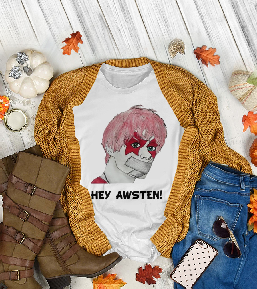 Hey Awsten Are You Gonna Play Sneaking Out Of Heaven Masked Punk T-Shirt