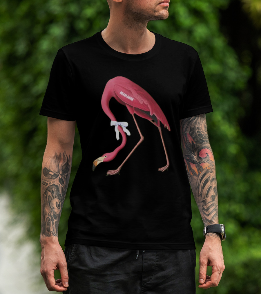 Mixoloshe Flamingo Team Crewneck T-Shirt