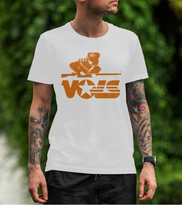 Tennessee Vols Vintage Rifle Star Retro T-Shirt