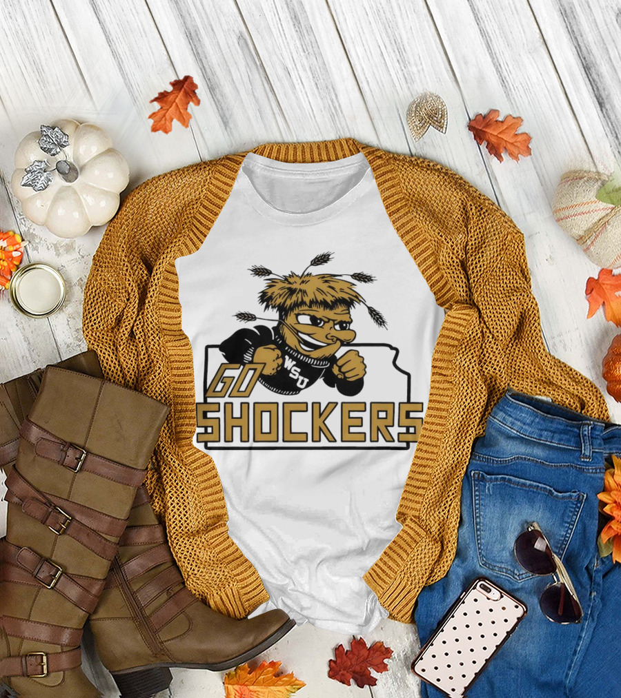 Wichita State University Go Shockers Mascot T-Shirt