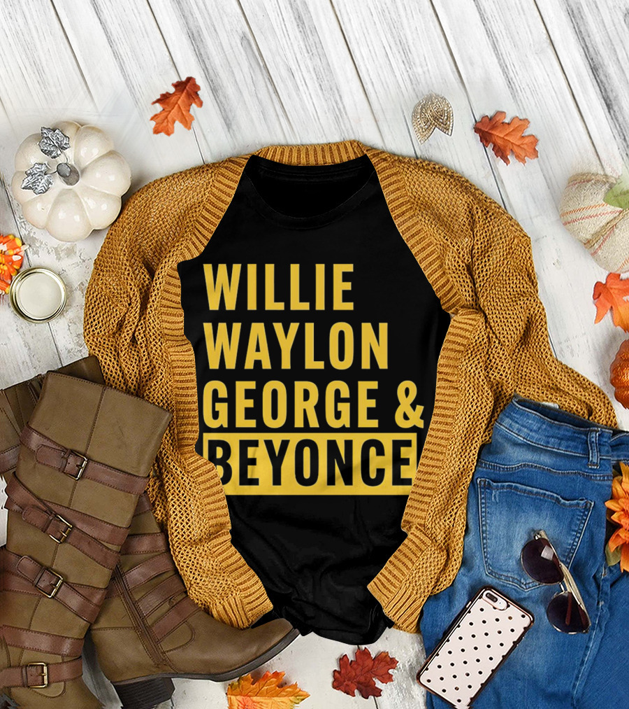 WILLIE WAYLON GEORGE and BEYONCE CLASSIC CULTURE MIX T-Shirt