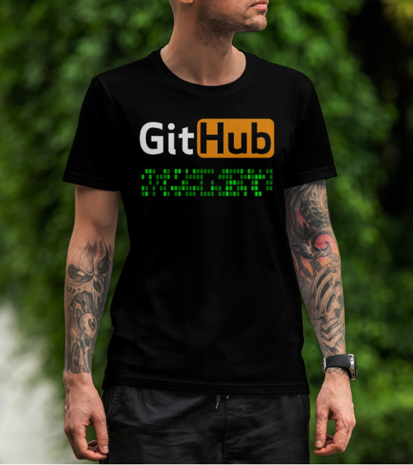 GitHub Code Contribution Squares T-Shirt