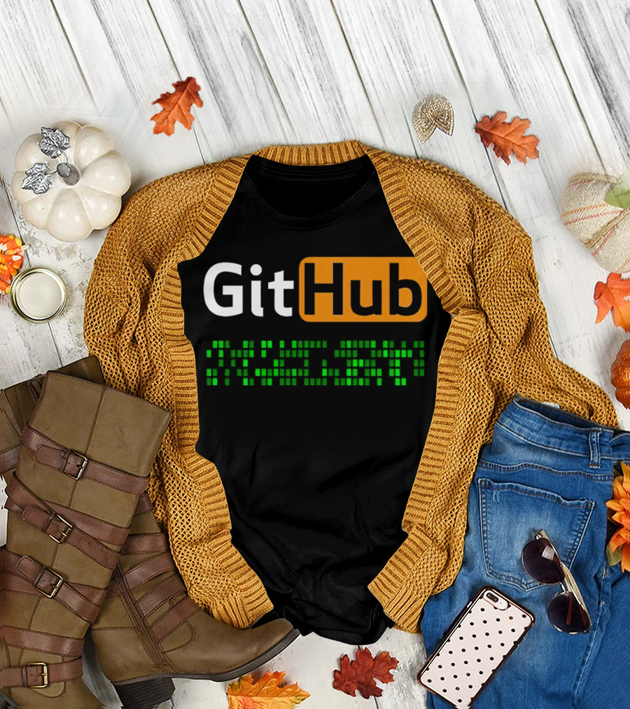 GitHub Code Contribution Squares T-Shirt