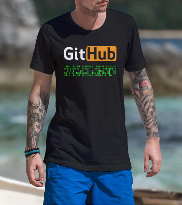 GitHub Code Contribution Squares T-Shirt