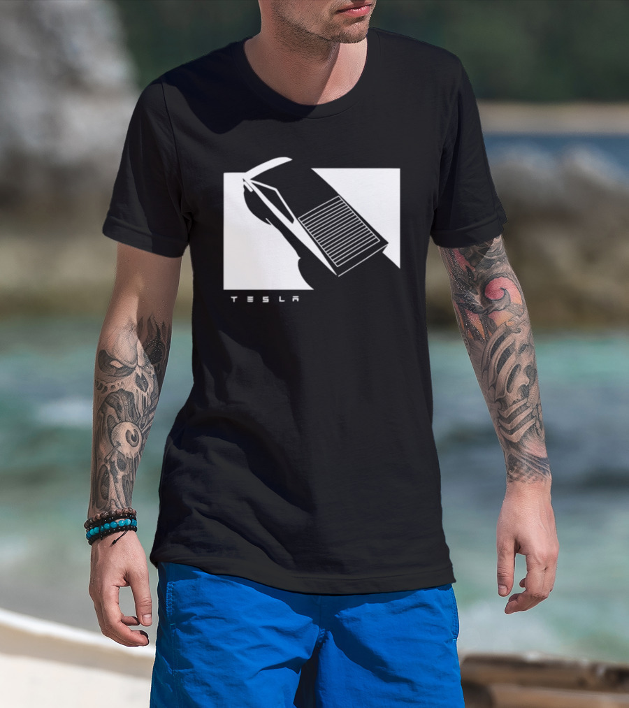 Tesla Cybertruck Monochrome Concept T-Shirt