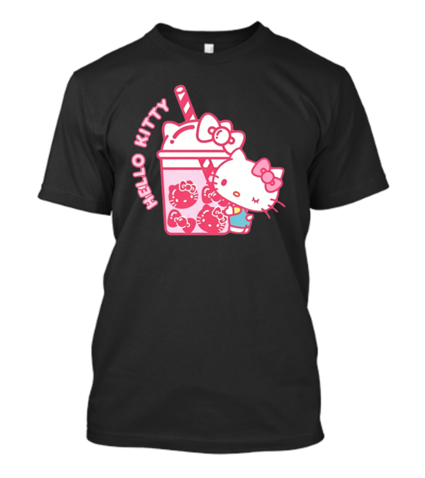 Hello Kitty Bubble Tea Drink Cute T-Shirt