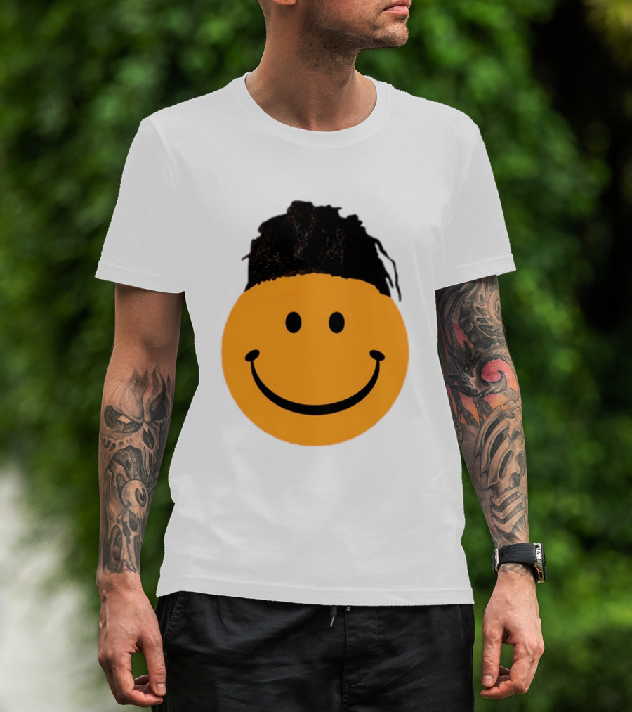 Smiling Face Have A Nice Game Emoji With Hair T-Shirt