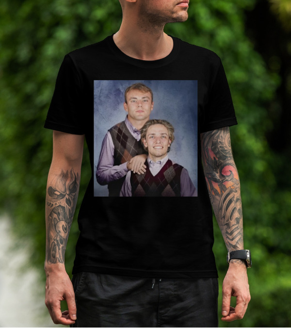 Carson Beck Brock Bowers Step Brothers Comedy Portrait T-Shirt