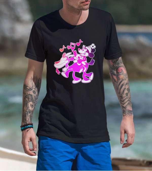 Pixelkitties Steamboat Minerva Musical Adventure Retro Cartoon T-Shirt