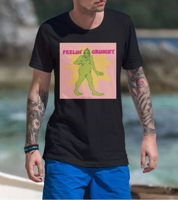 Feelin’ Grinchy Tragicgirls Retro Green Character T-Shirt