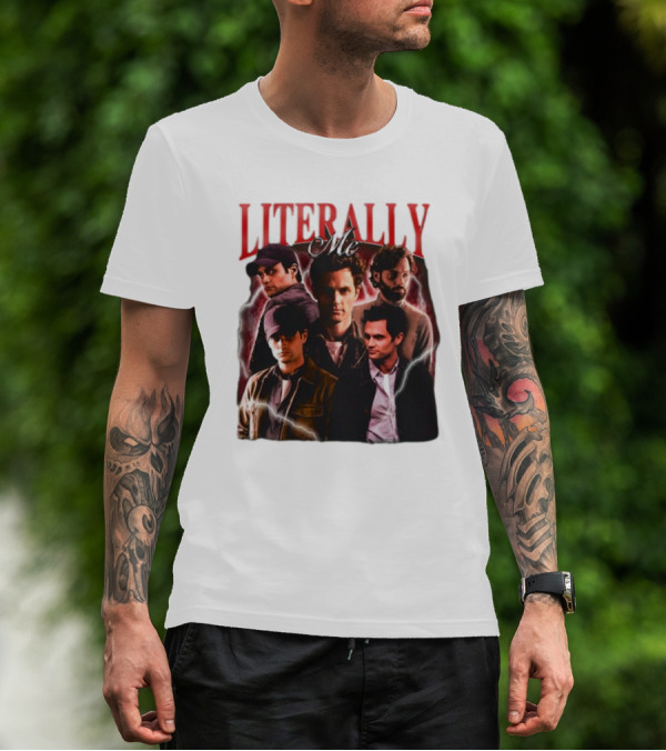 Notsafeforwear Joe Goldberg Literally Me Collage T-Shirt