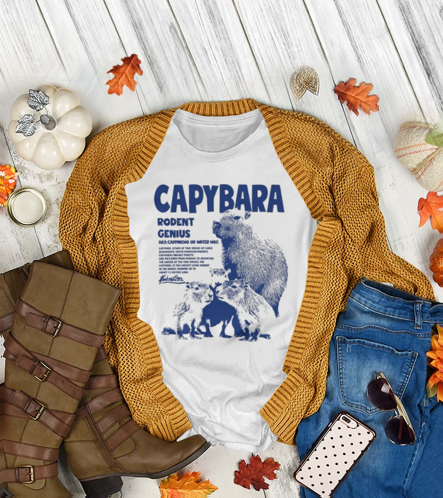 CAPYBARA Rodent Genius Aka Cappincho Or Water Hog T-Shirt