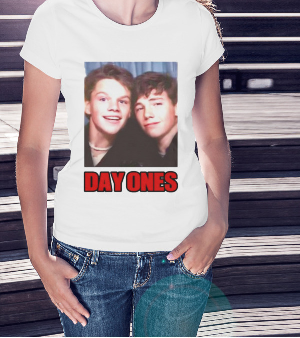 Matt Damon Ben Affleck Day Ones Friends Forever T-Shirt
