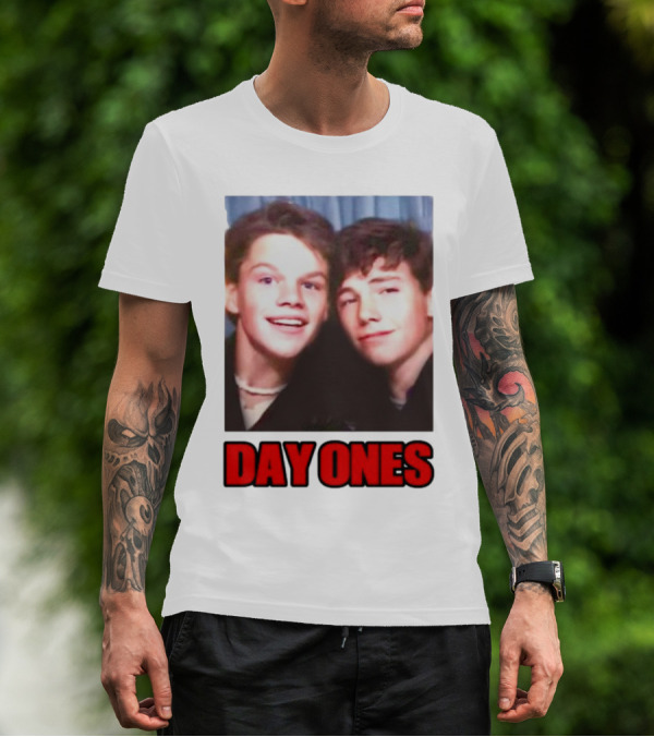 Matt Damon Ben Affleck Day Ones Friends Forever T-Shirt