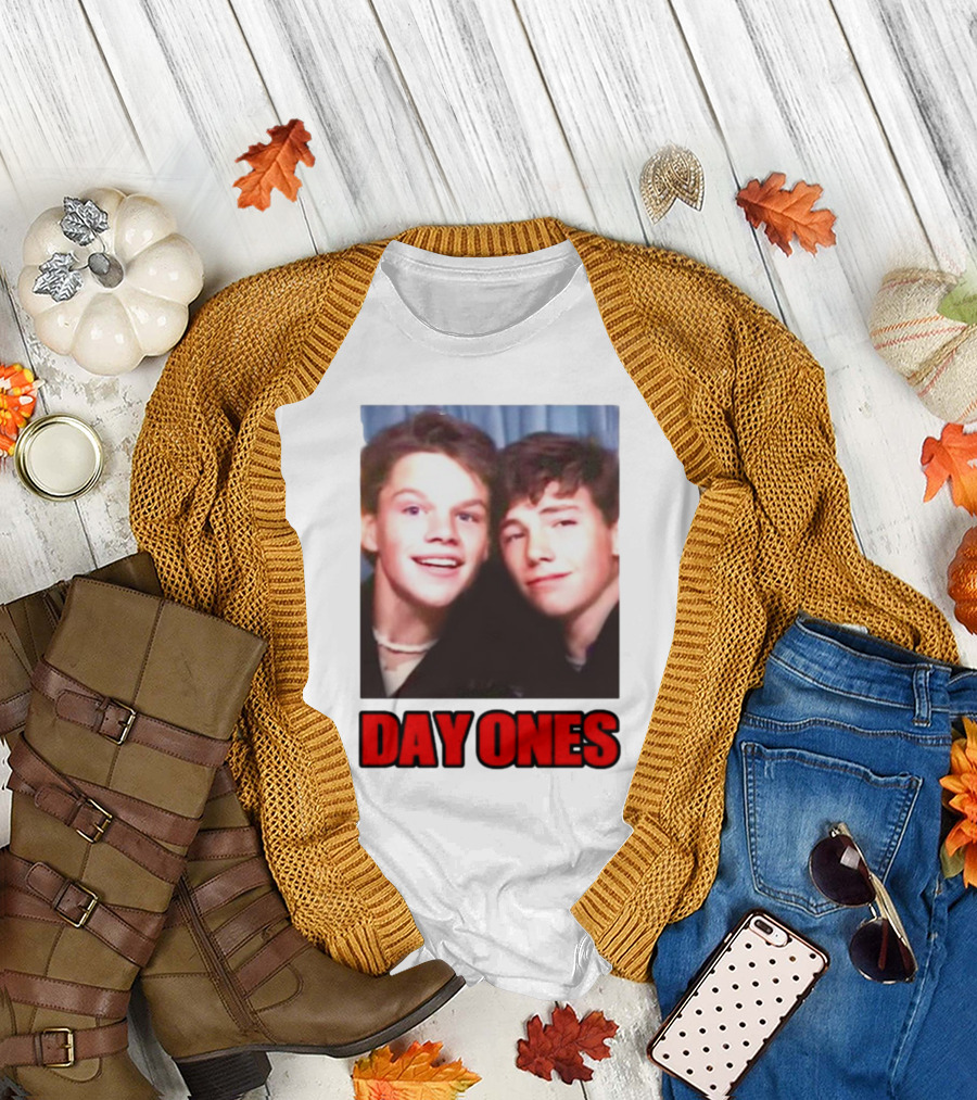 Matt Damon Ben Affleck Day Ones Friends Forever T-Shirt