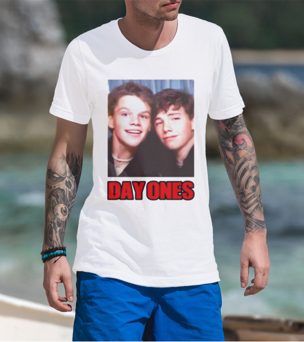 Matt Damon Ben Affleck Day Ones Friends Forever T-Shirt