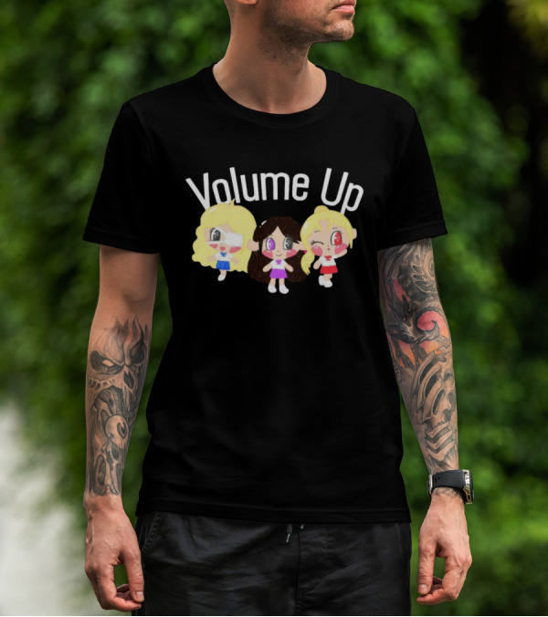 Volume Up Cute Cartoon Trio T-Shirt