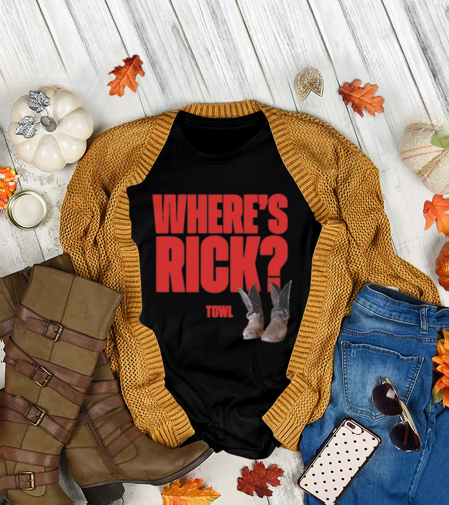 The Walking Dead Where's Rick Boots Towl T-Shirt