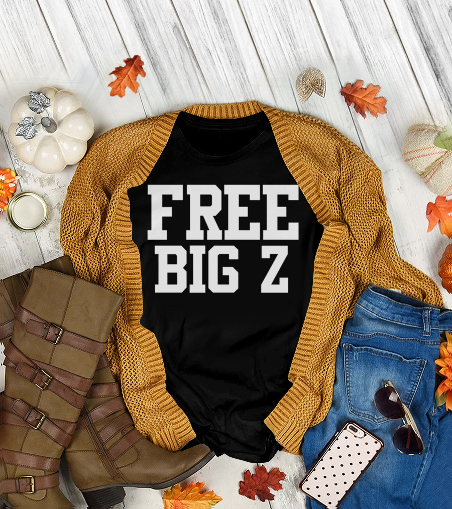 Free Big Z Movement for Fans of Zydrunas Ilgauskas T-Shirt