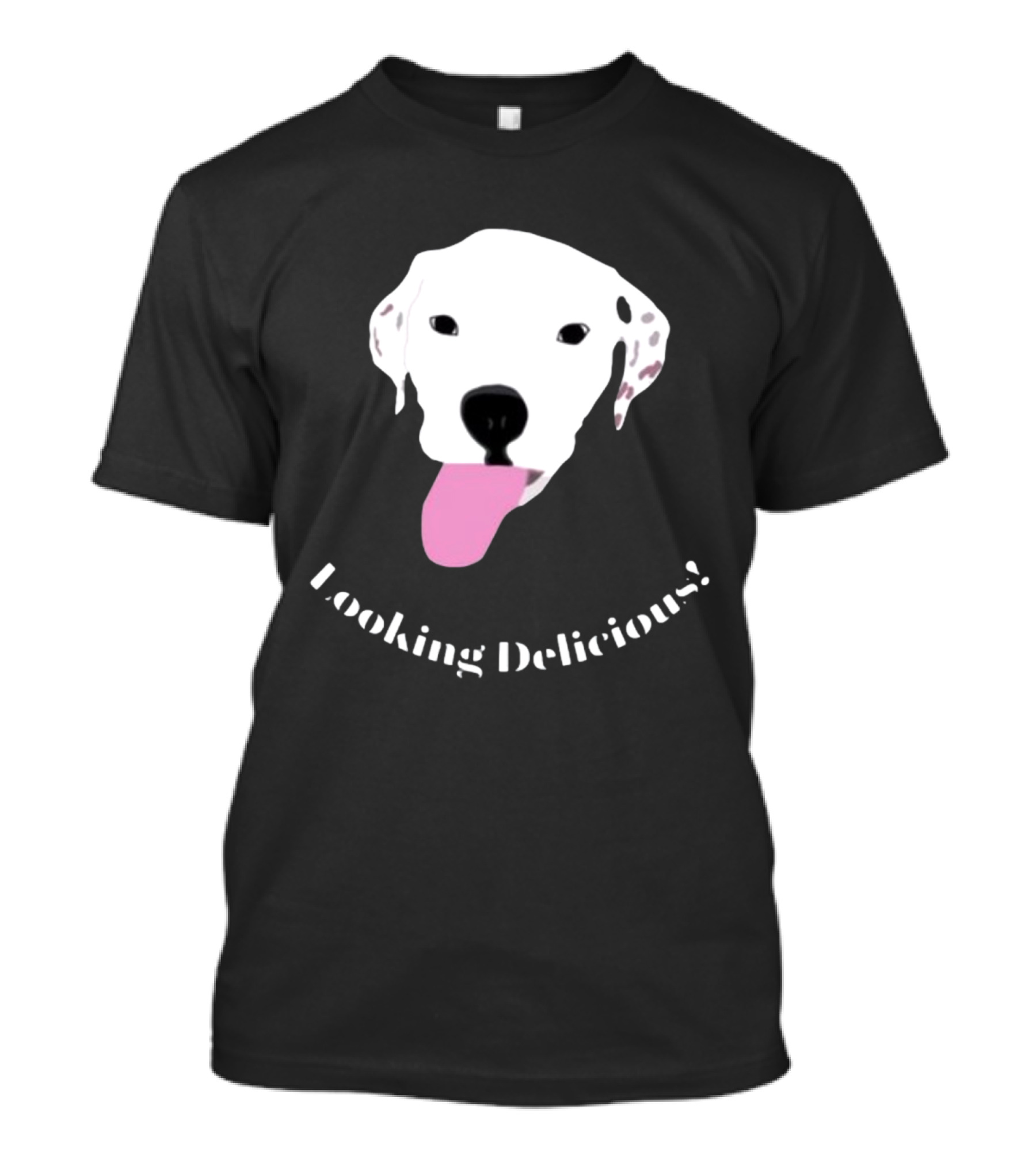 Looking Delicious Remi Dog Illustration With Pink Tongue T-Shirt