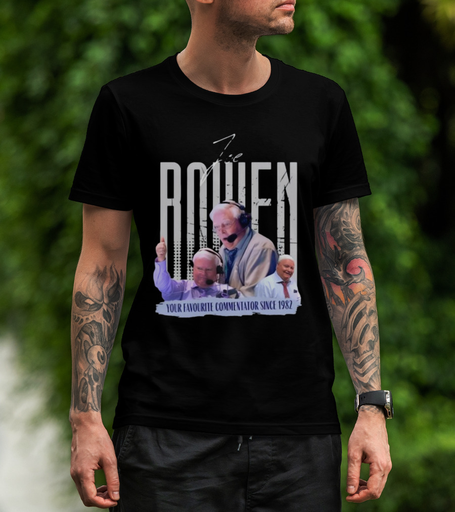 Joe Bowen Your Favourite Commentator Since 1982 Bowenjellythreads T-Shirt