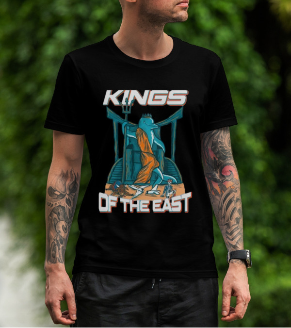 Nickysmokess Miami Dolphins Kings Of The East T-Shirt