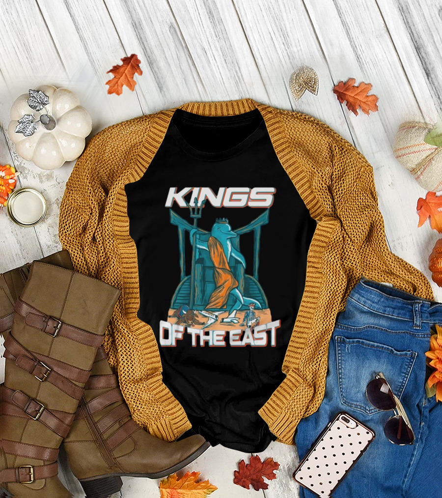 Nickysmokess Miami Dolphins Kings Of The East T-Shirt