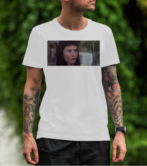 Courteney Cox Scream Movie Character House Party Scene T-Shirt