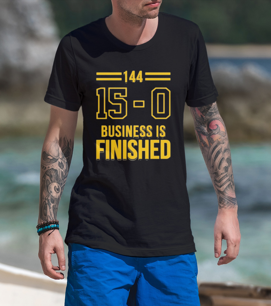 144 15-0 Business Is Finished Triblend T-Shirt