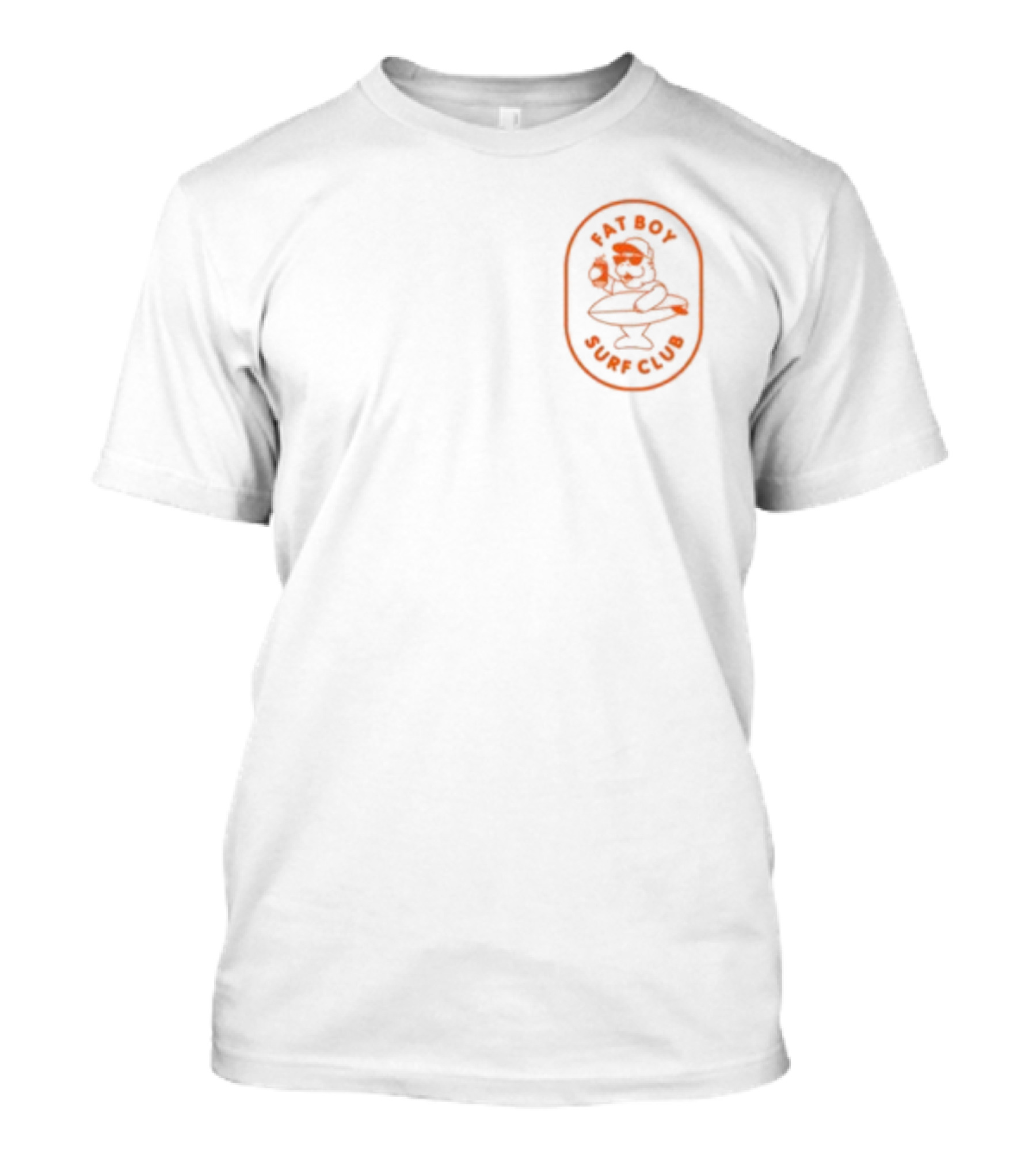 Fat Boy Surf Club Retro Hose Water Oval T-Shirt