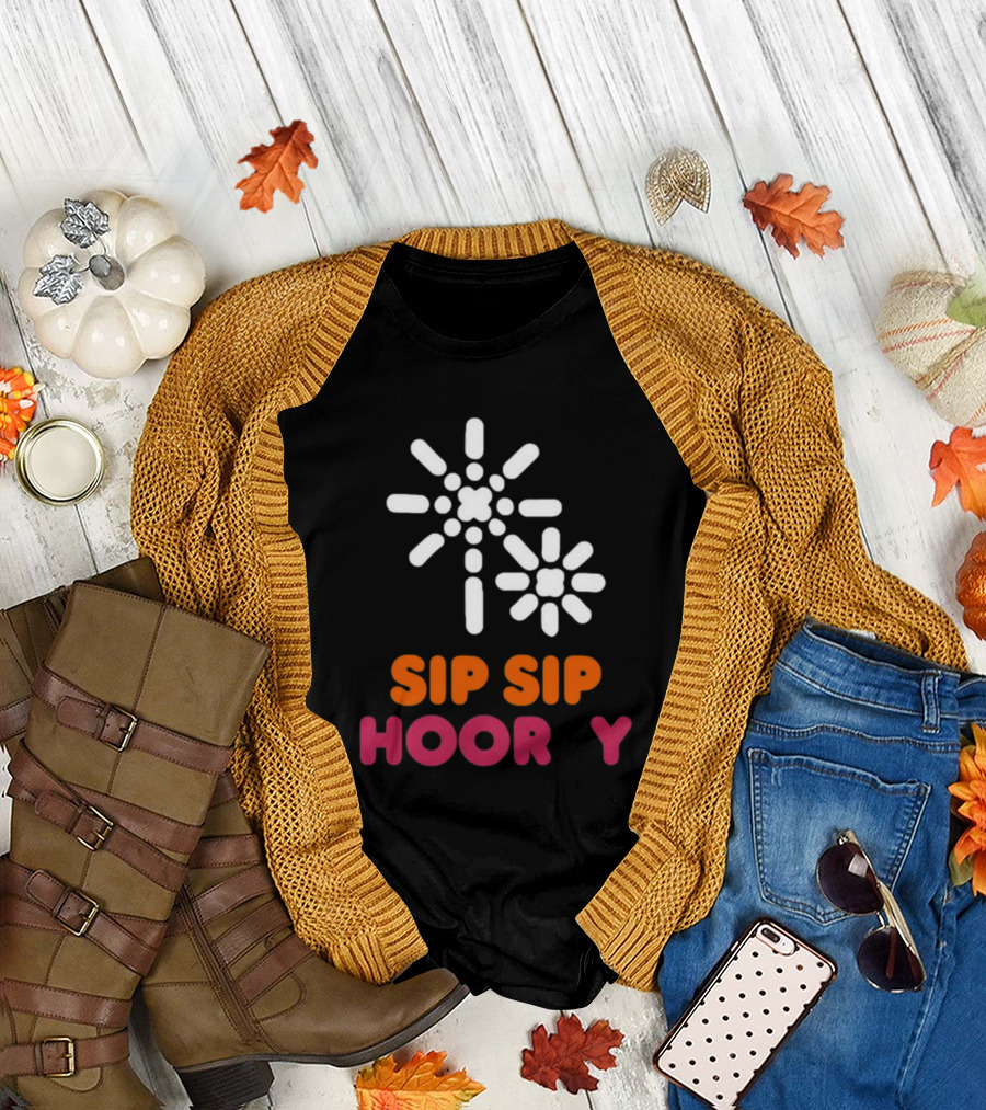 NeoooBs Sip Sip Hooray Y Dunkin' T-Shirt